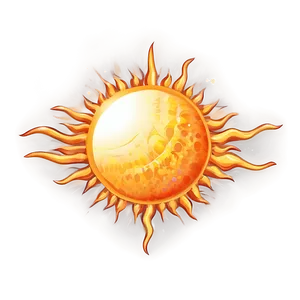 High-resolution Sun Art Png 27 PNG image