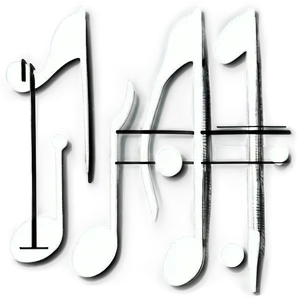 High-resolution White Music Notes Png Pvh79 PNG image