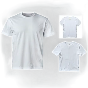 High-resolution White Tee Mockup Png 30 PNG image