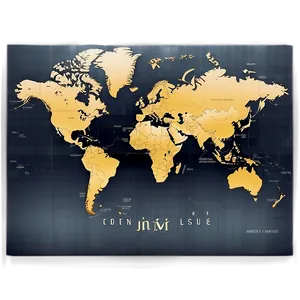 High Resolution World Map Vector Png 06262024 PNG image