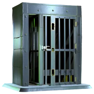 High Security Prison Cell Png 06202024 PNG image