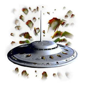High-speed Flying Saucer PNG 06202024