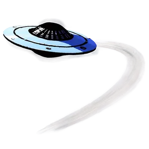 High-speed Flying Saucer PNG 06202024