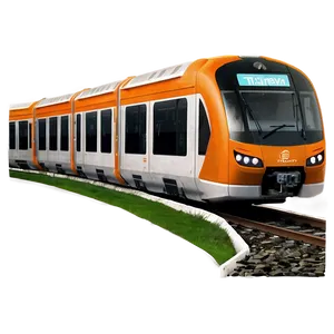 High-speed Metro Train Png 11 PNG image