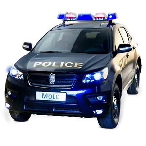 High-speed Police Car PNG Ajt PNG