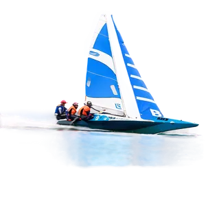High-speed Sailboat Racing PNG Xib PNG