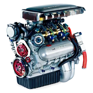High-tech Car Engine Setup PNG Lsy PNG