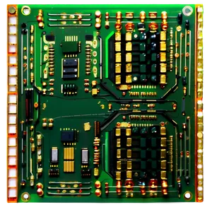 High-tech Circuit Board PNG Myp2