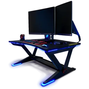 High-tech Gaming Desk Png Qxu PNG image