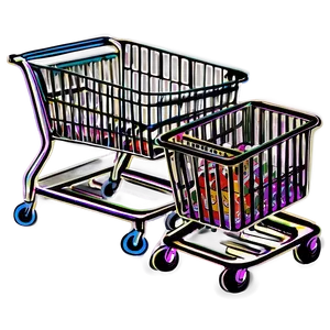 High Tech Grocery Cart PNG 06282024 PNG