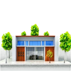 High-tech House Concept PNG 84