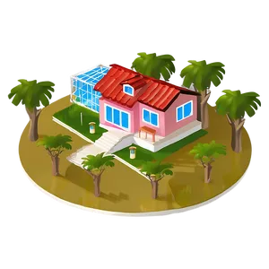 High-tech House Concept PNG 86
