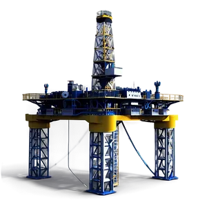High-tech Oil Drilling Platform PNG 36 PNG