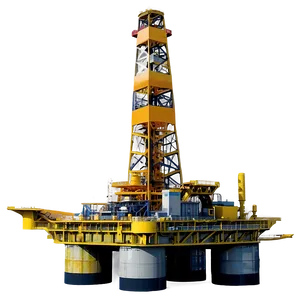 High-tech Oil Drilling Platform PNG Qam30 PNG