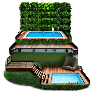High-tech Swimming Pool PNG Dsf PNG