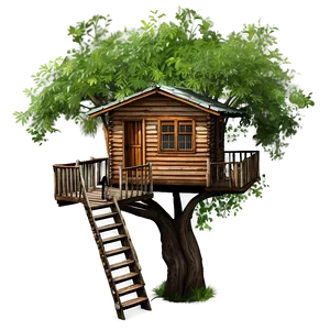 High Tree House PNG 72
