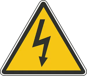 High Voltage Warning Sign PNG image