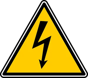 High Voltage Warning Sign PNG image