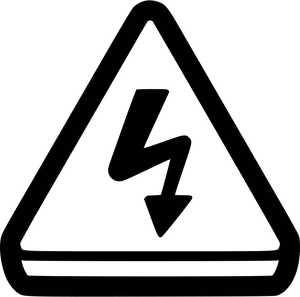High Voltage Warning Sign PNG