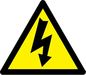 High Voltage Warning Sign PNG image