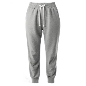 High Waist Grey Sweatpants Png Ced32 PNG image