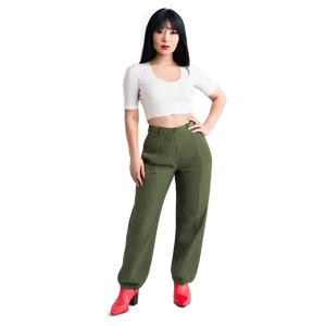 High Waisted Pants Png Ksh PNG image