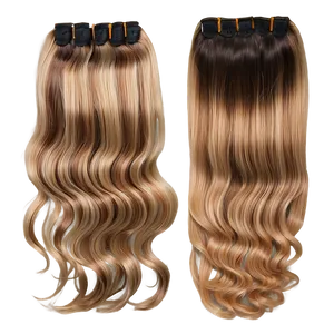 Highlighted Hair Bundles PNG 06122024