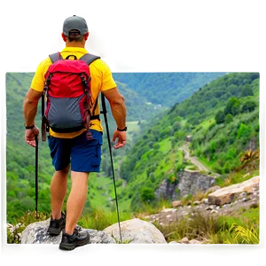 Hiker Enjoying View Png 85 PNG image