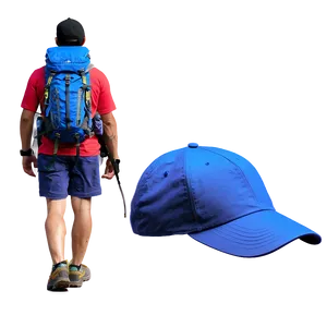 Hiker With Hat PNG 48
