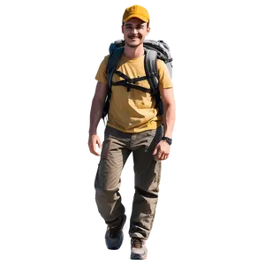 Hiker With Hat Png Vql PNG image