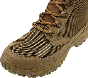 Hiking Boot Close Up PNG image