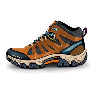 Hiking Boot For Summer Trails Png 48 PNG image