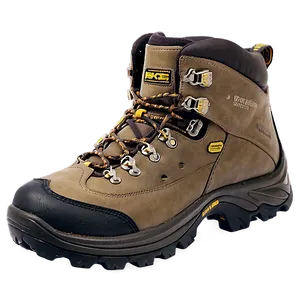 Hiking Boot With Heel Stabilizer PNG Ggu34 PNG