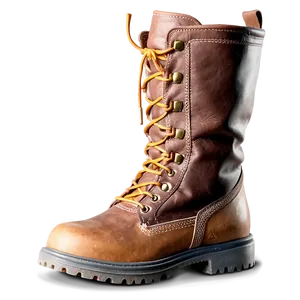 Hiking Boot With Lace-up Design Png 06282024 PNG image