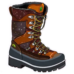 Hiking Boot With Reflective Details PNG Ykq46