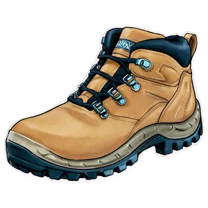 Hiking Boot With Reinforced Toe PNG 41