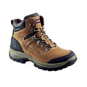 Hiking Boot With Rugged Outsole PNG Upd9 PNG