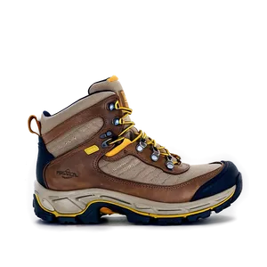 Hiking Boot With Shock Absorption PNG Yep