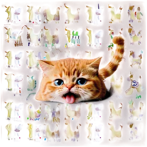 Hilarious Cat Meme PNG Nkm