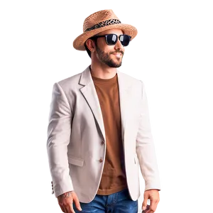 Hip Cool Guy Character PNG 50