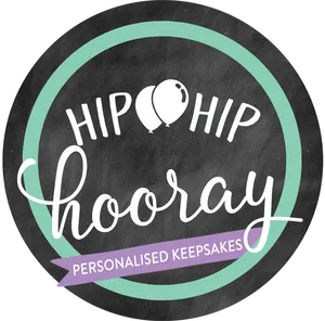 Hip Hip Hooray Circle Logo PNG image