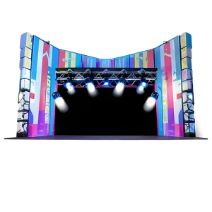 Hip Hop Concert Stage PNG Ibk43 PNG