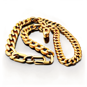 Hip Hop Gold Chain PNG Kal