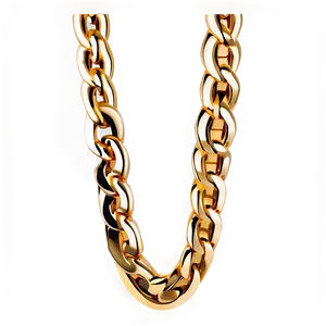 Hip Hop Gold Chain PNG Pao18