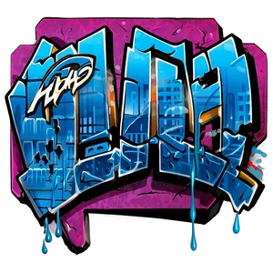 Hip Hop Graffiti Png Xfj77 PNG image