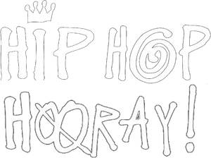 Hip Hop Hooray Celebratory Graphic PNG image