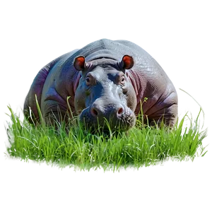 Hippo In Grass PNG Ant PNG