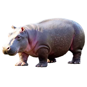 Hippo Side View PNG 80 PNG