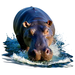 Hippo Splashing PNG Xqh PNG