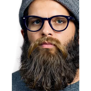 Hipster Beard Fashion Png 05042024 PNG image